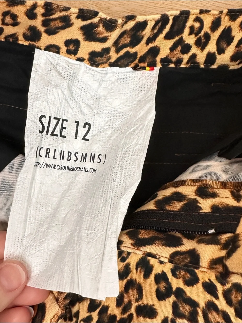 Caroline Bosmans Girls Leopard Print Kids Trouser Pants